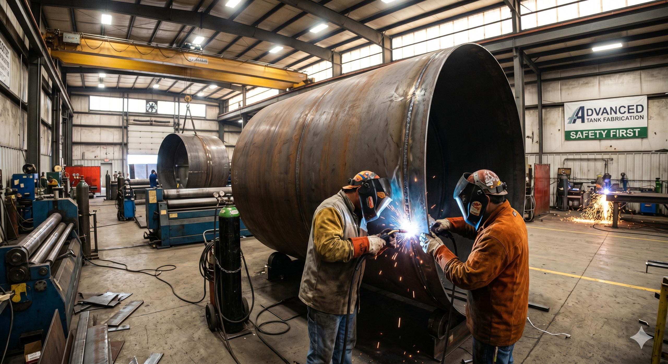 FABRICATION OF STEEL TANK