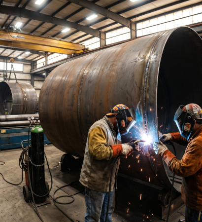 FEBRICATION OF STEEL TANK